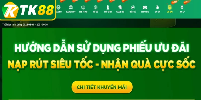 Giới thiệu TK88 cam kết với người chơi bằng dịch vụ đỉnh cao nhất